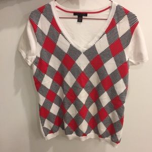 Tommy Hilfiger Argyle Top